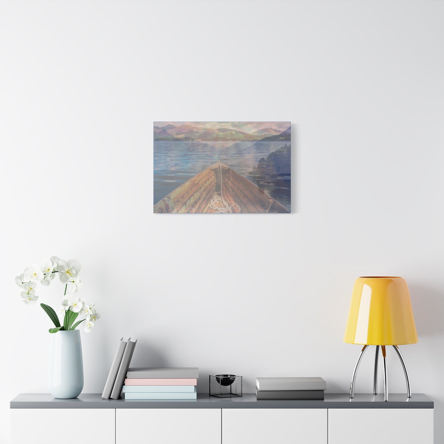 Serene Lake View Canvas Wall Art