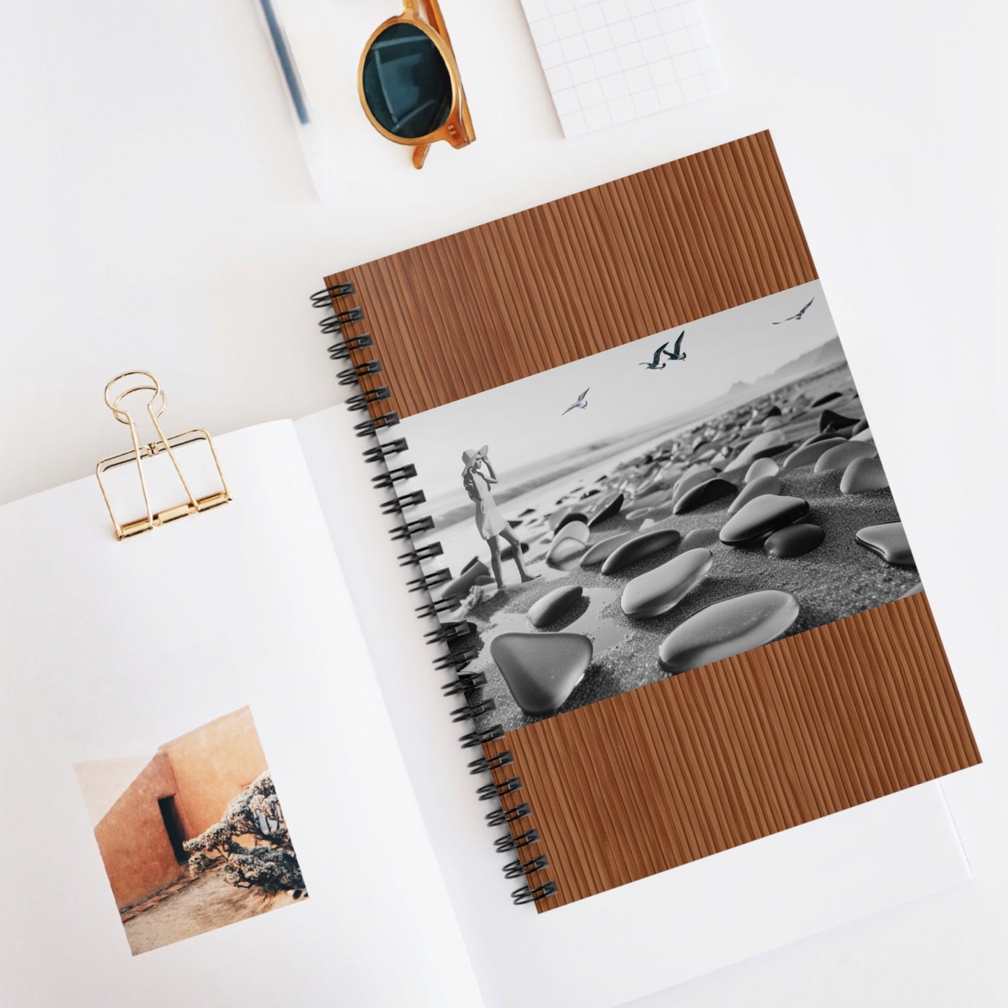 Retro Vintage Spiral Notebook