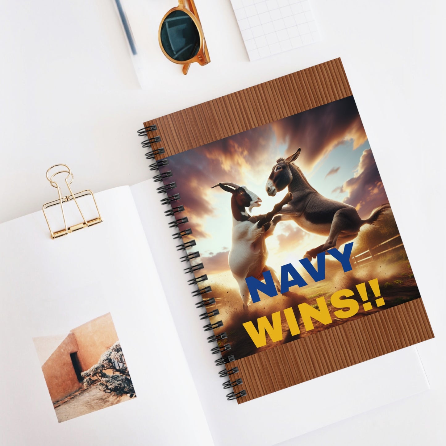 Naval Academy Wins! Spiral Notebook