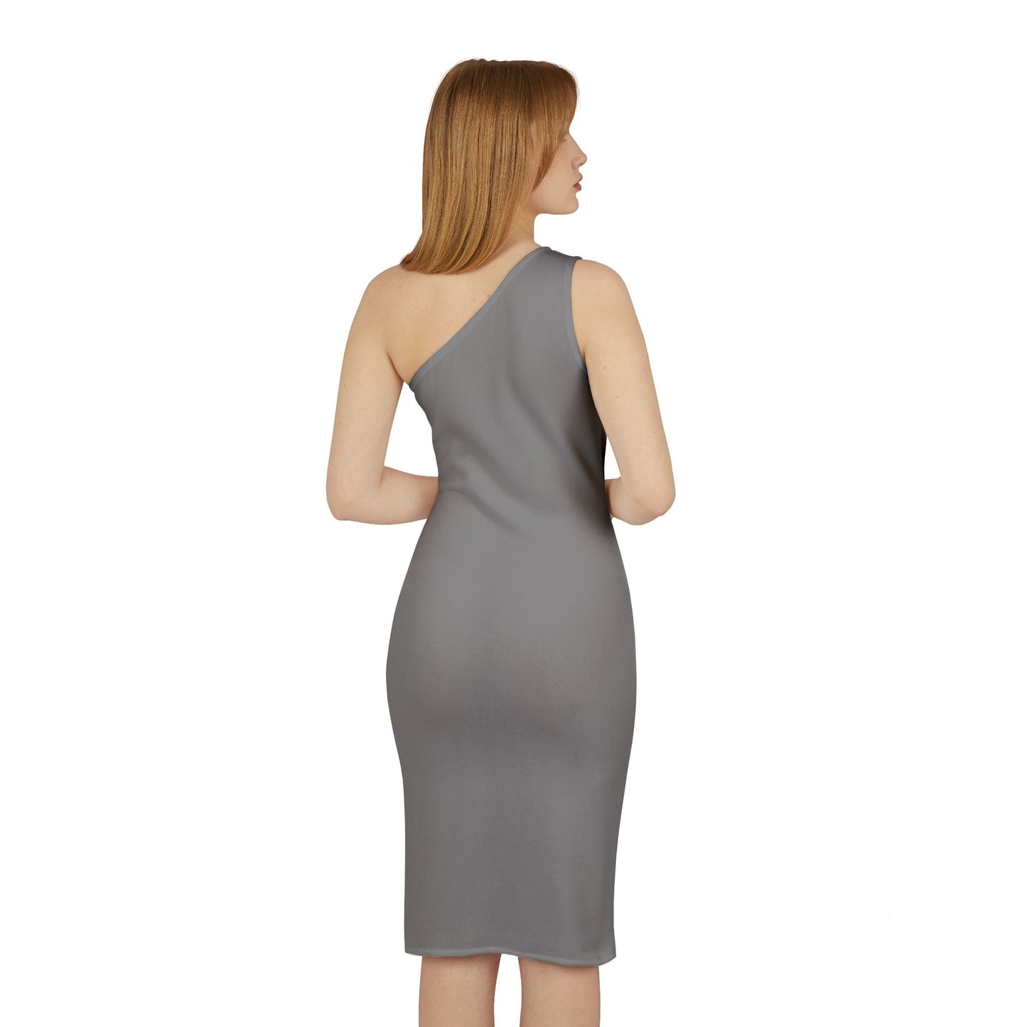 Zen Sunset View One-Shoulder Dress