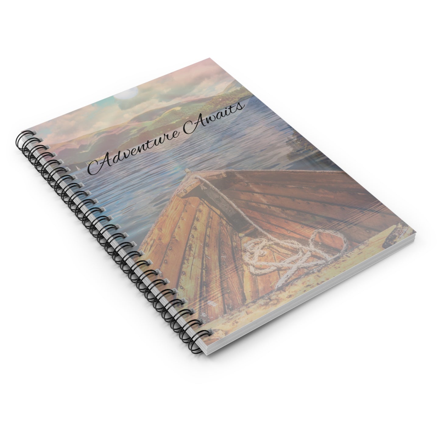 Ruled Line Notebook - Adventure Awaits