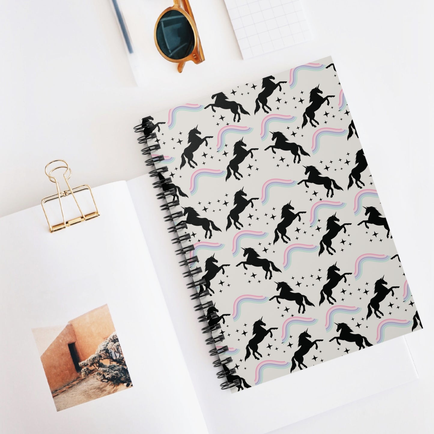 Magical Unicorn Spiral Notebook -