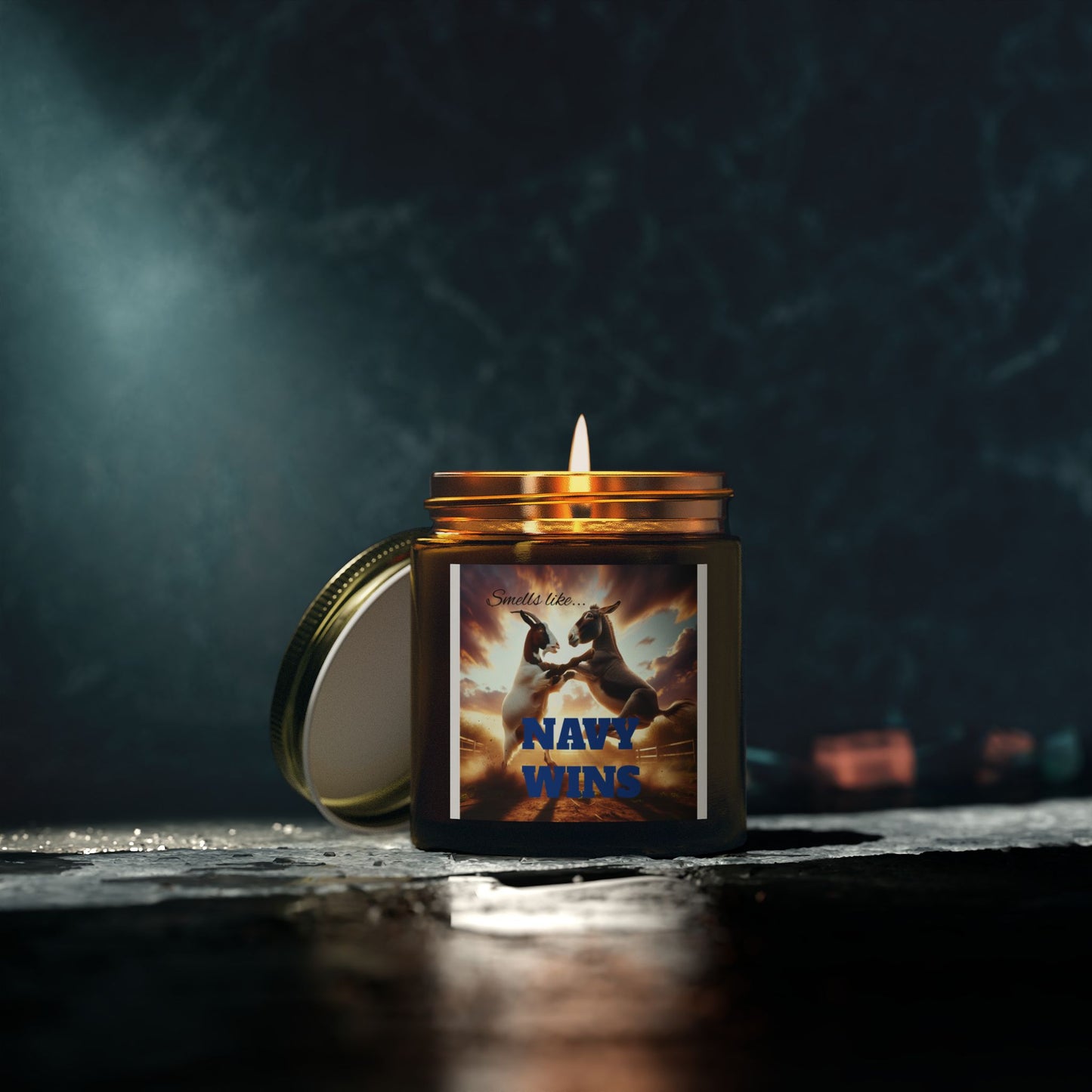 Navy Wins Scented Candle - Coconut Apricot Wax (4oz & 9oz)