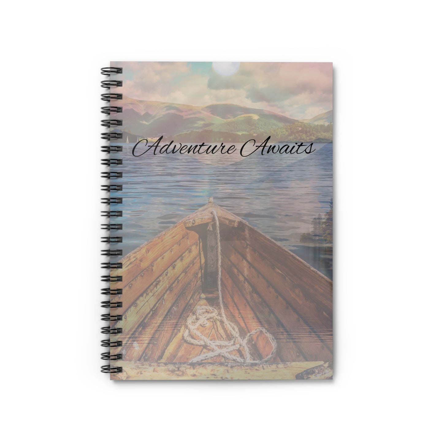 Ruled Line Notebook - Adventure Awaits