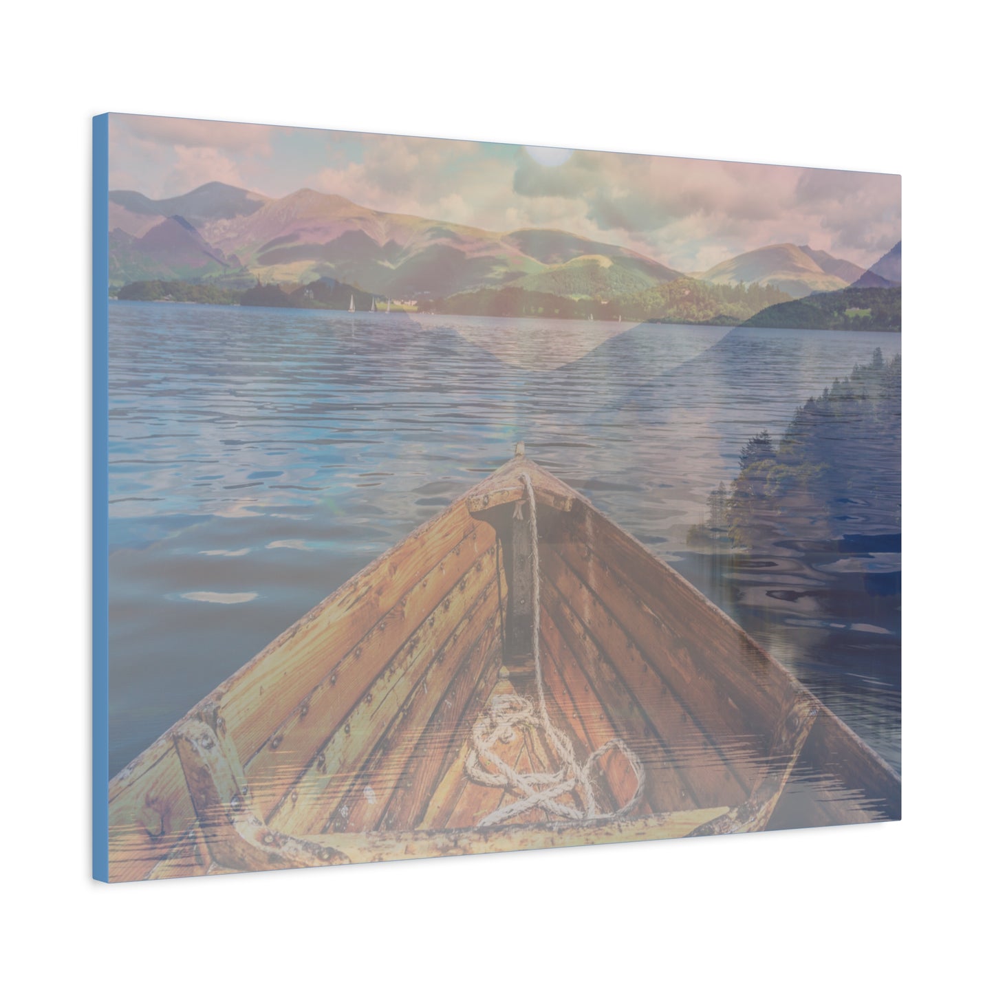 Serene Lake View Canvas Wall Art