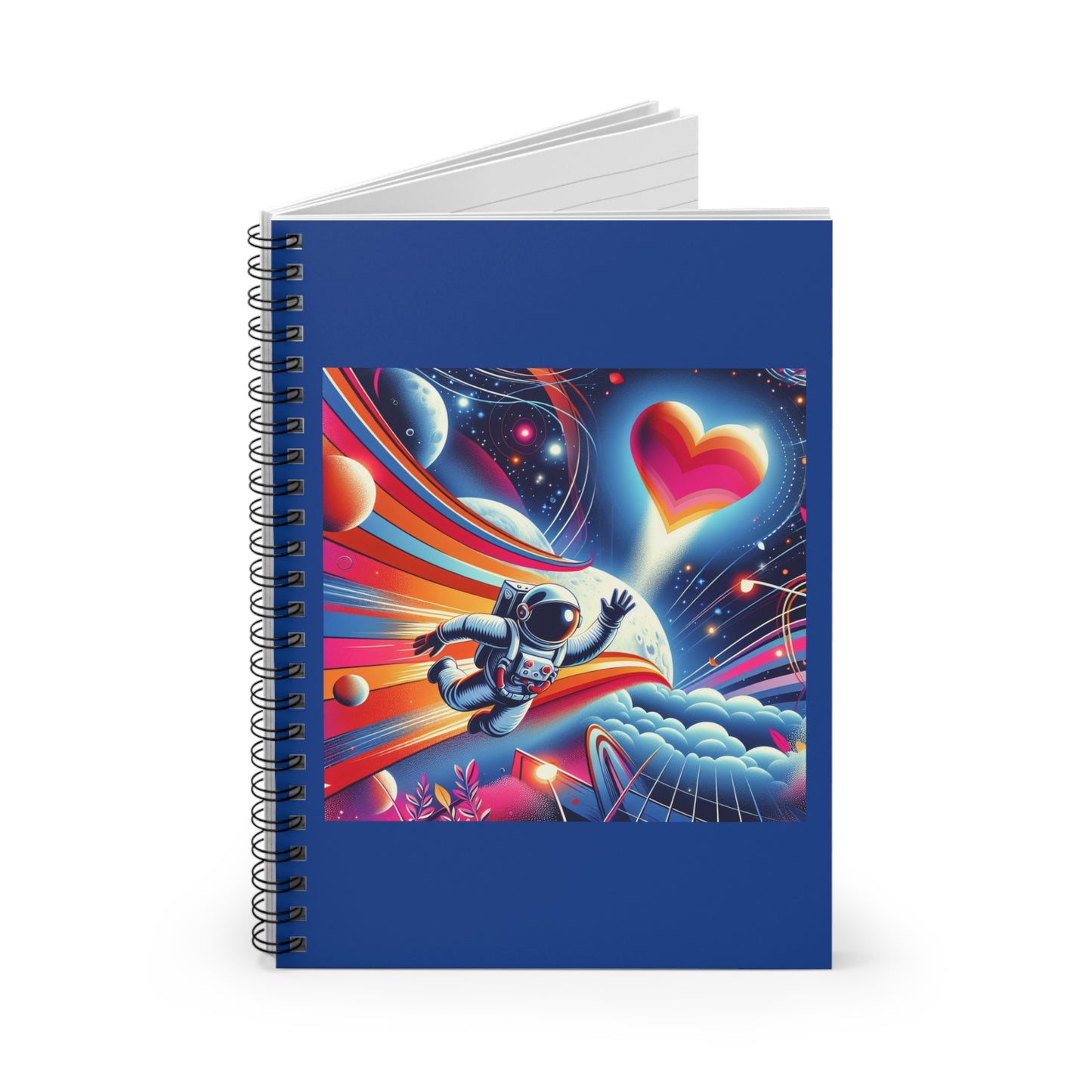 Cosmic Love Spiral Notebook