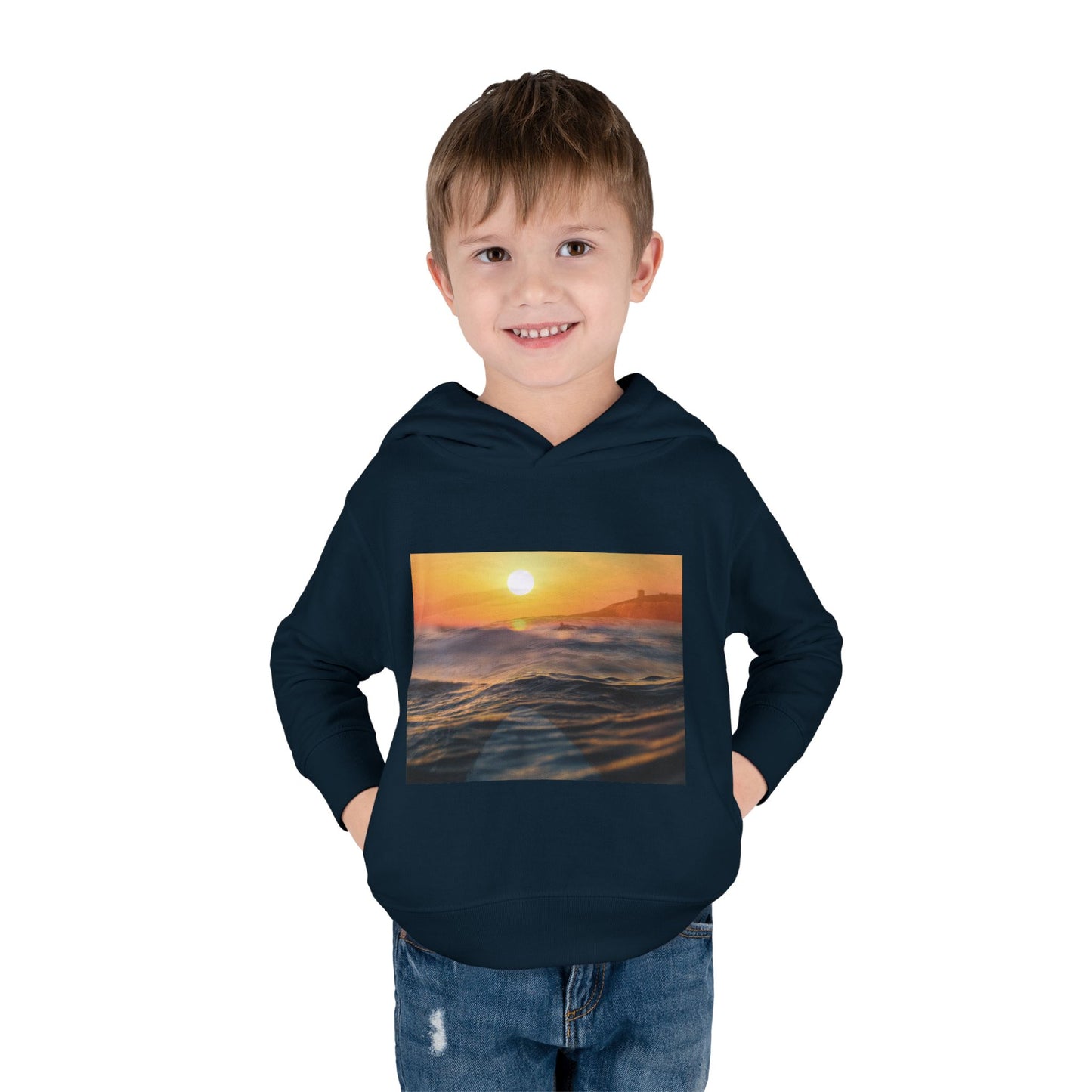 Sunset Waves Toddler Hoodie