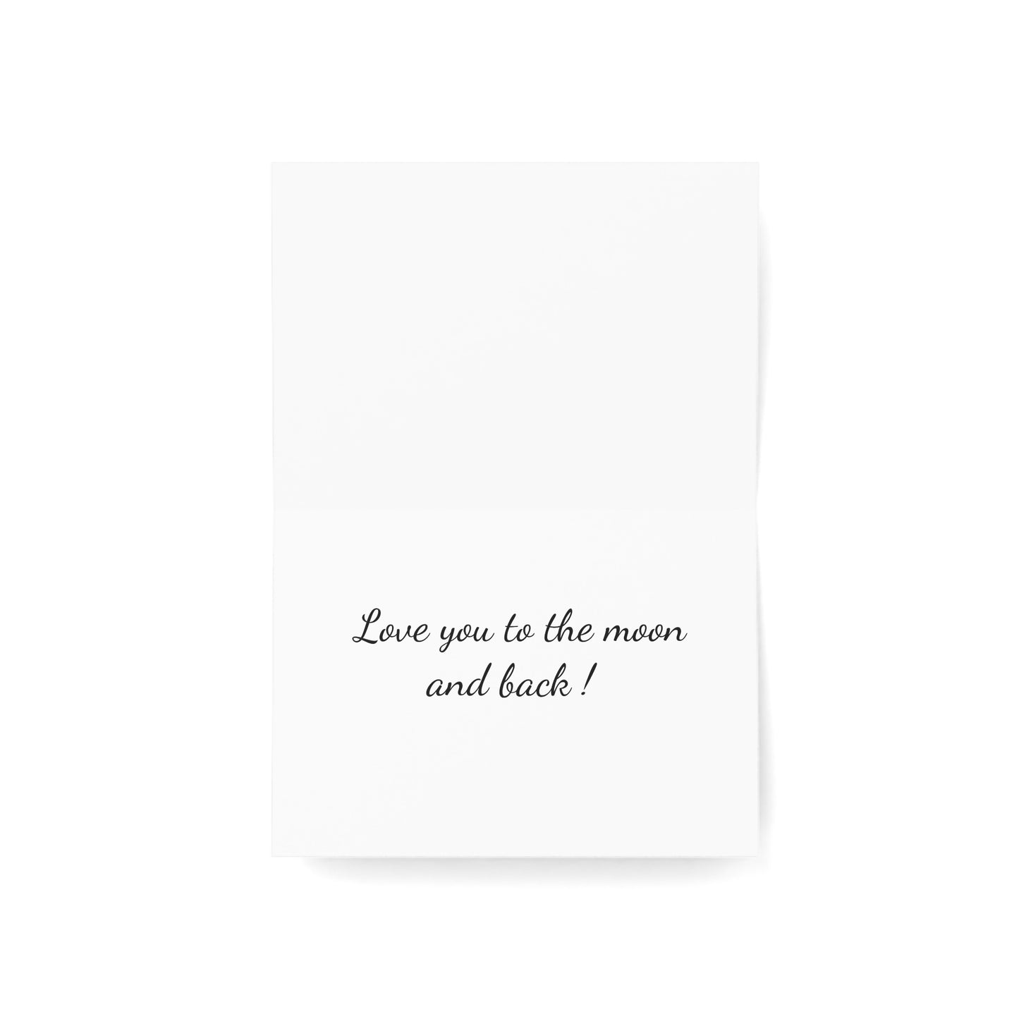 Greeting Cards - I Love You to the Moon and Back - 1,10,30 or 50pcs