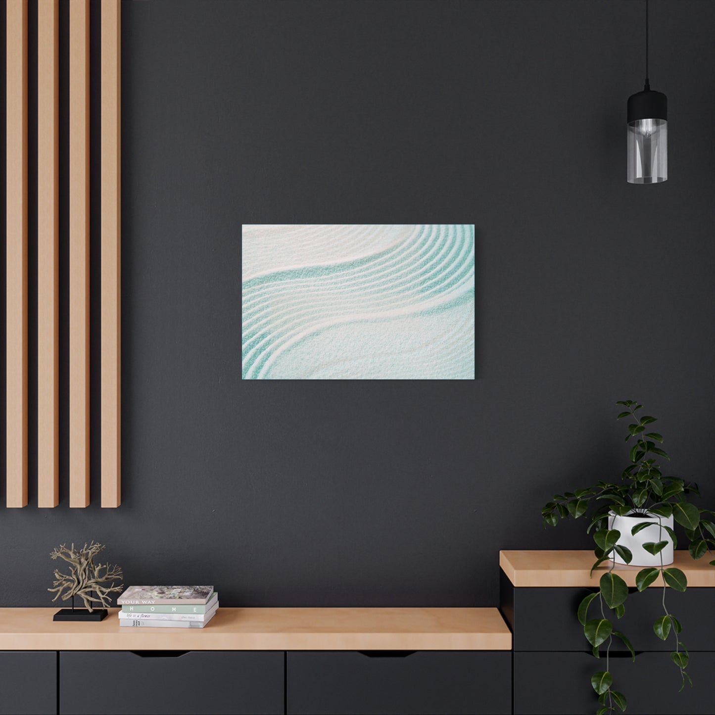Serene Ocean Wave Canvas Art