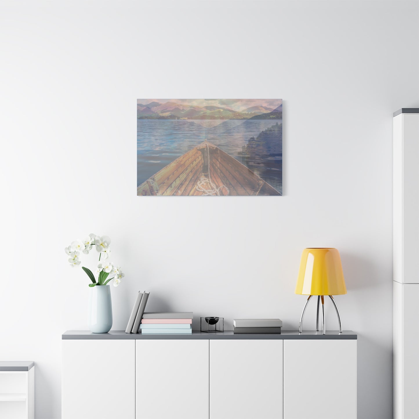 Serene Lake View Canvas Wall Art