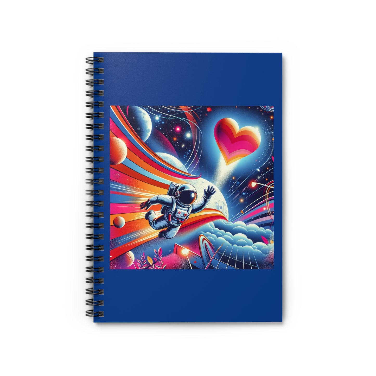 Cosmic Love Spiral Notebook