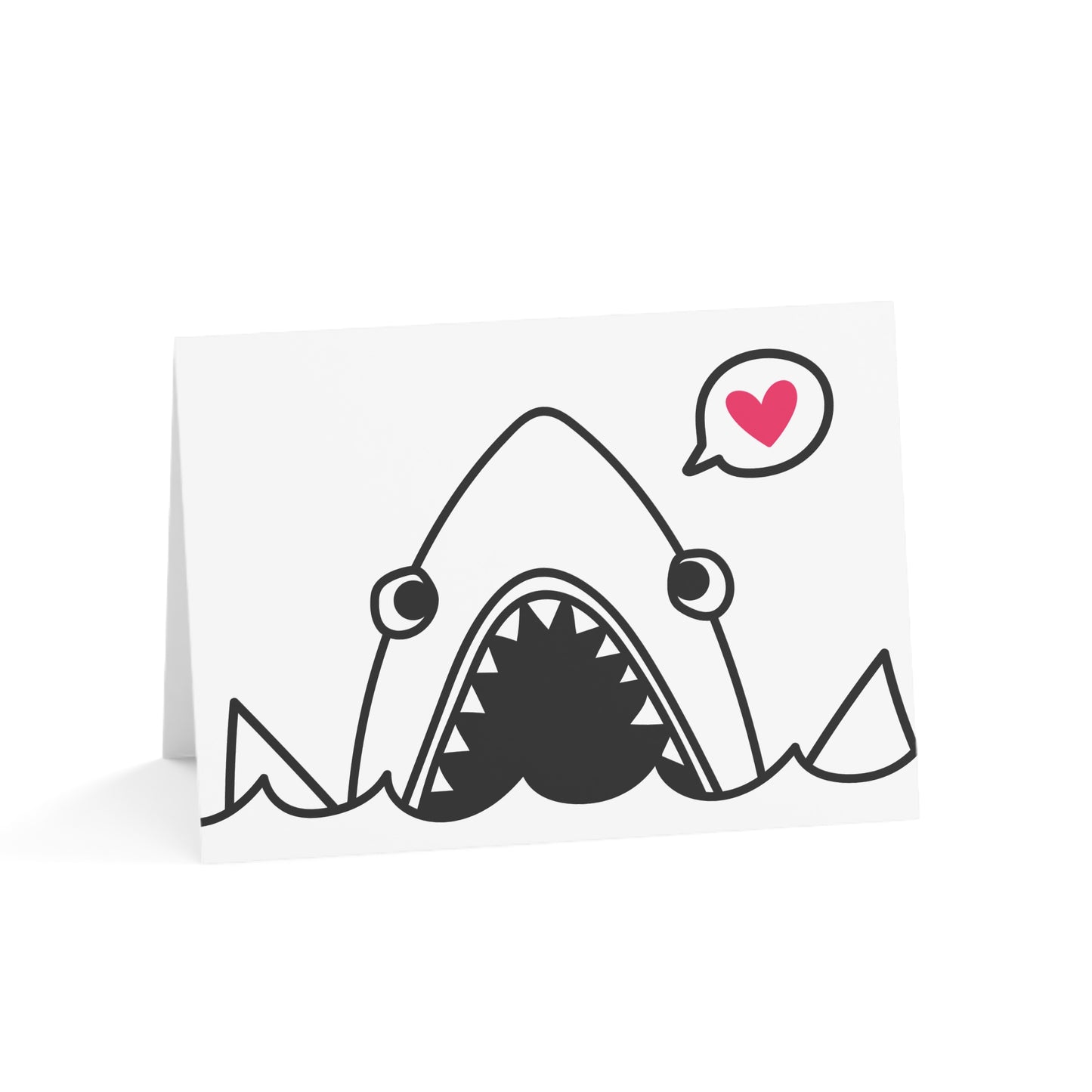 Greeting Cards - Shark Love Card (1, 10, 30, and 50pcs)