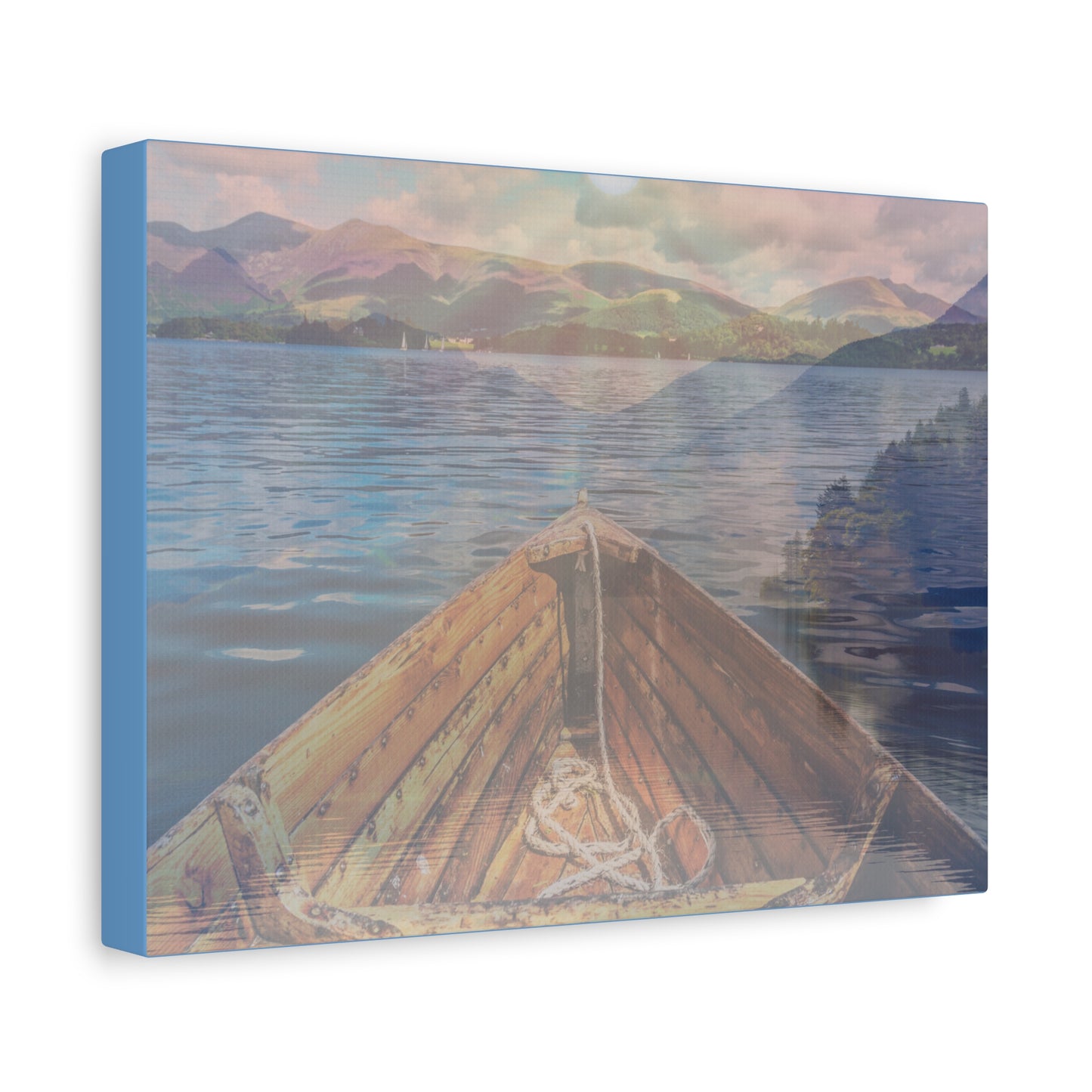 Serene Lake View Canvas Wall Art