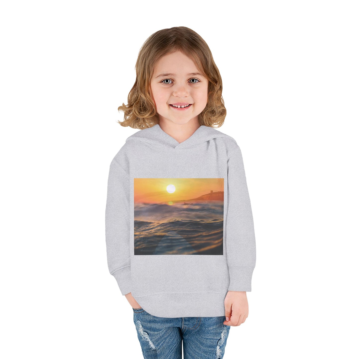 Sunset Waves Toddler Hoodie