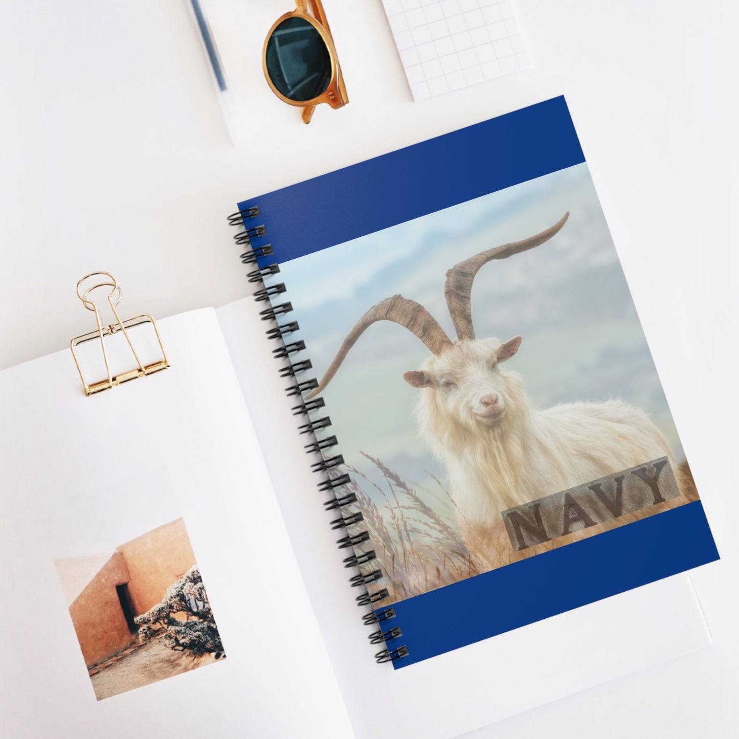 Naval Academy Goat Spiral Notebook