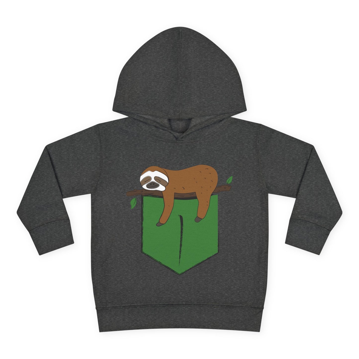 Cute Sloth Toddler Pullover Fleece Hoodie