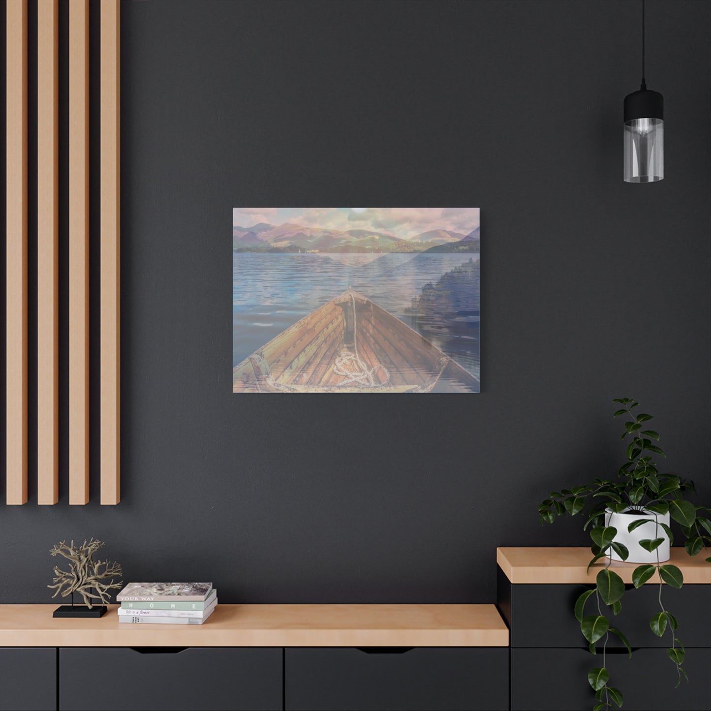 Serene Lake View Canvas Wall Art