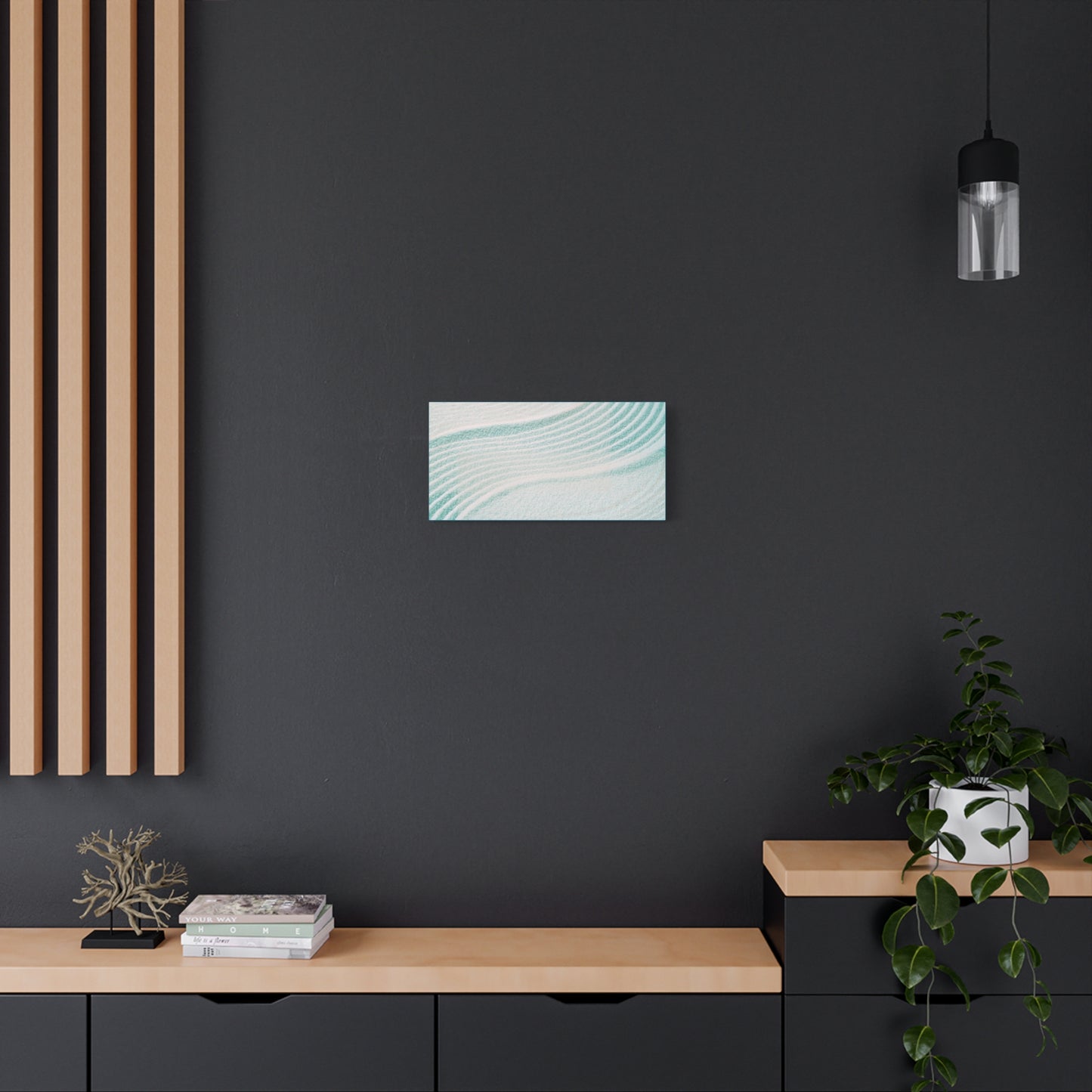 Serene Ocean Wave Canvas Art