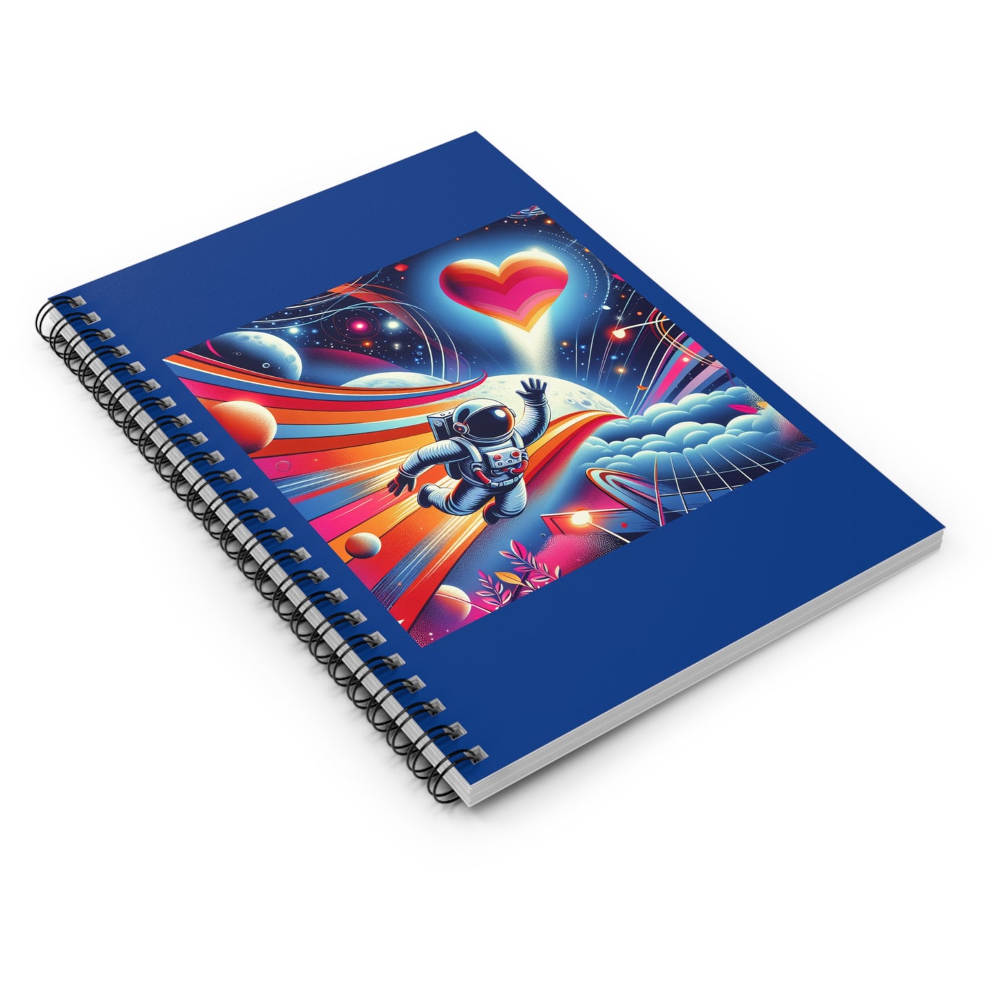 Cosmic Love Spiral Notebook