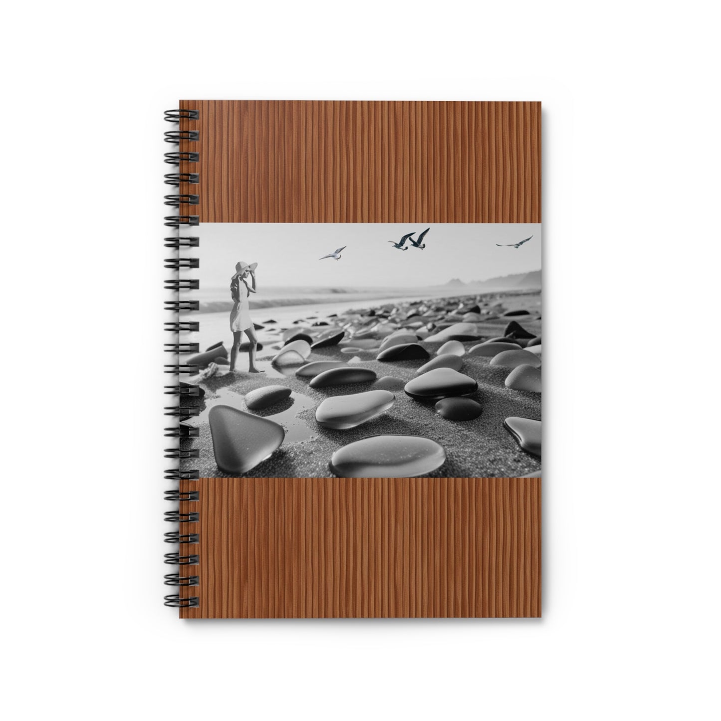Retro Vintage Spiral Notebook