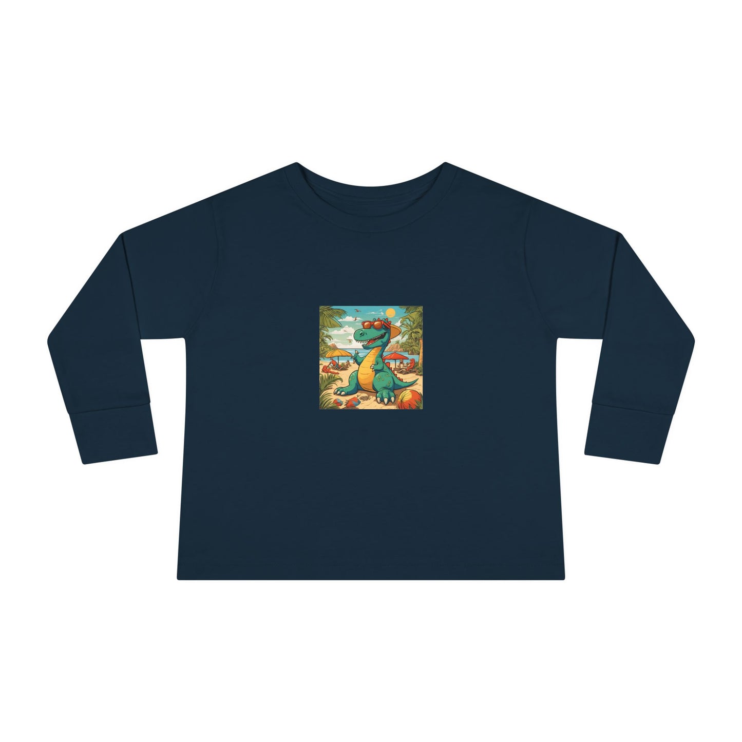 Dinosaur Toddler Tee, Cute Kids Dino Shirt for Playdates, Everyday Wear, Fun Graphic Tee, Long Sleeve Shirt for Toddlers