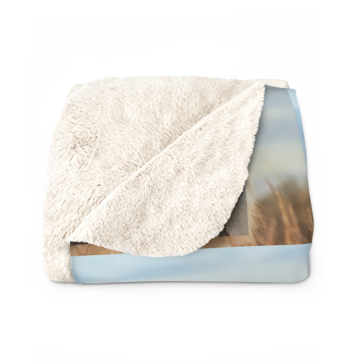 Naval Academy Sherpa Fleece Blanket with Goat Design