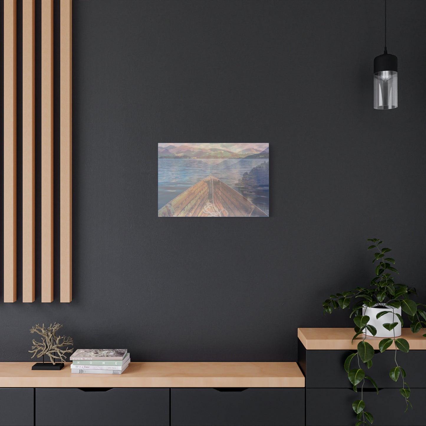 Serene Lake View Canvas Wall Art