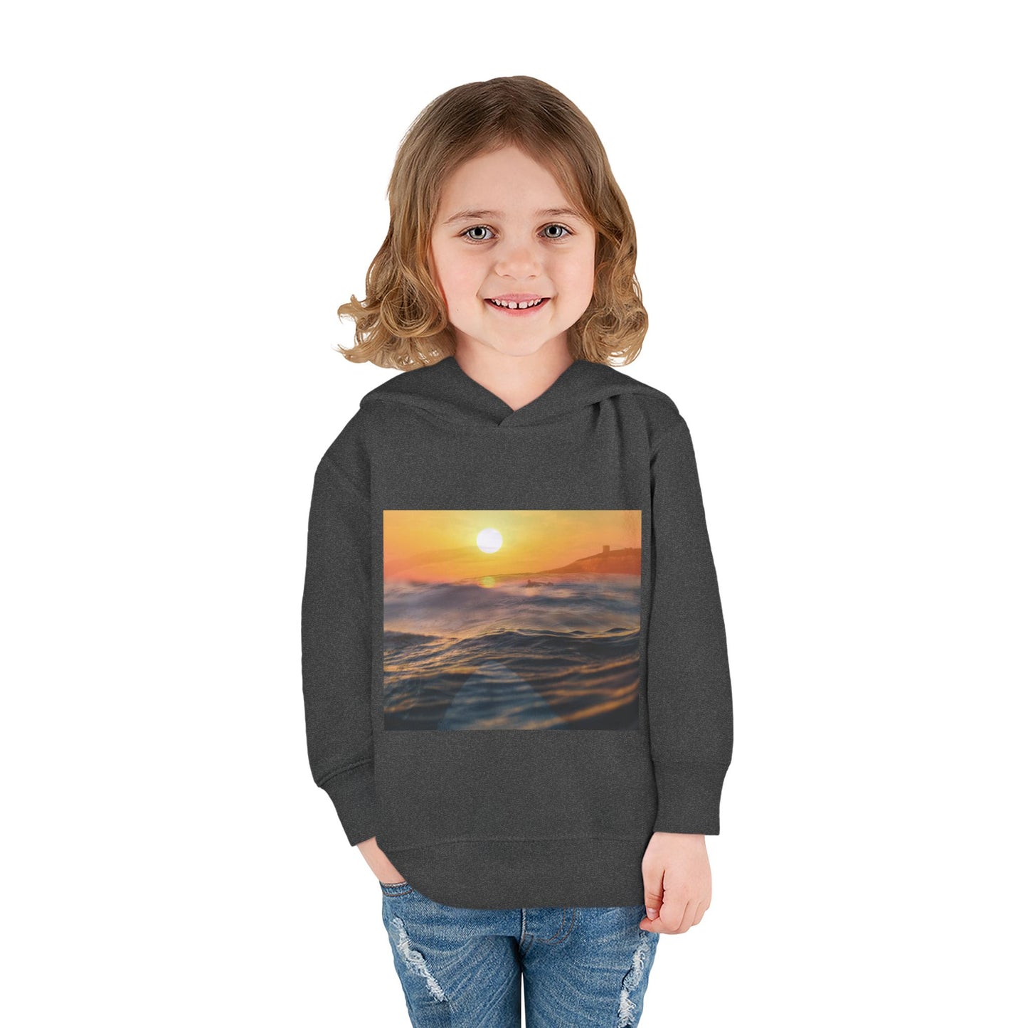 Sunset Waves Toddler Hoodie
