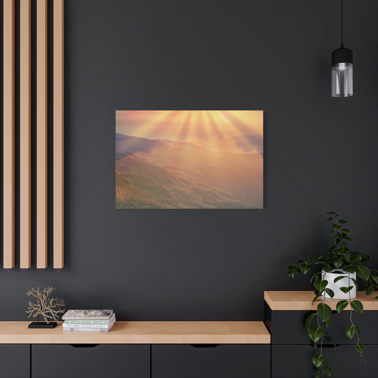 Serene Sunrise Matte Canvas - 1.25" Stretched Wall Art