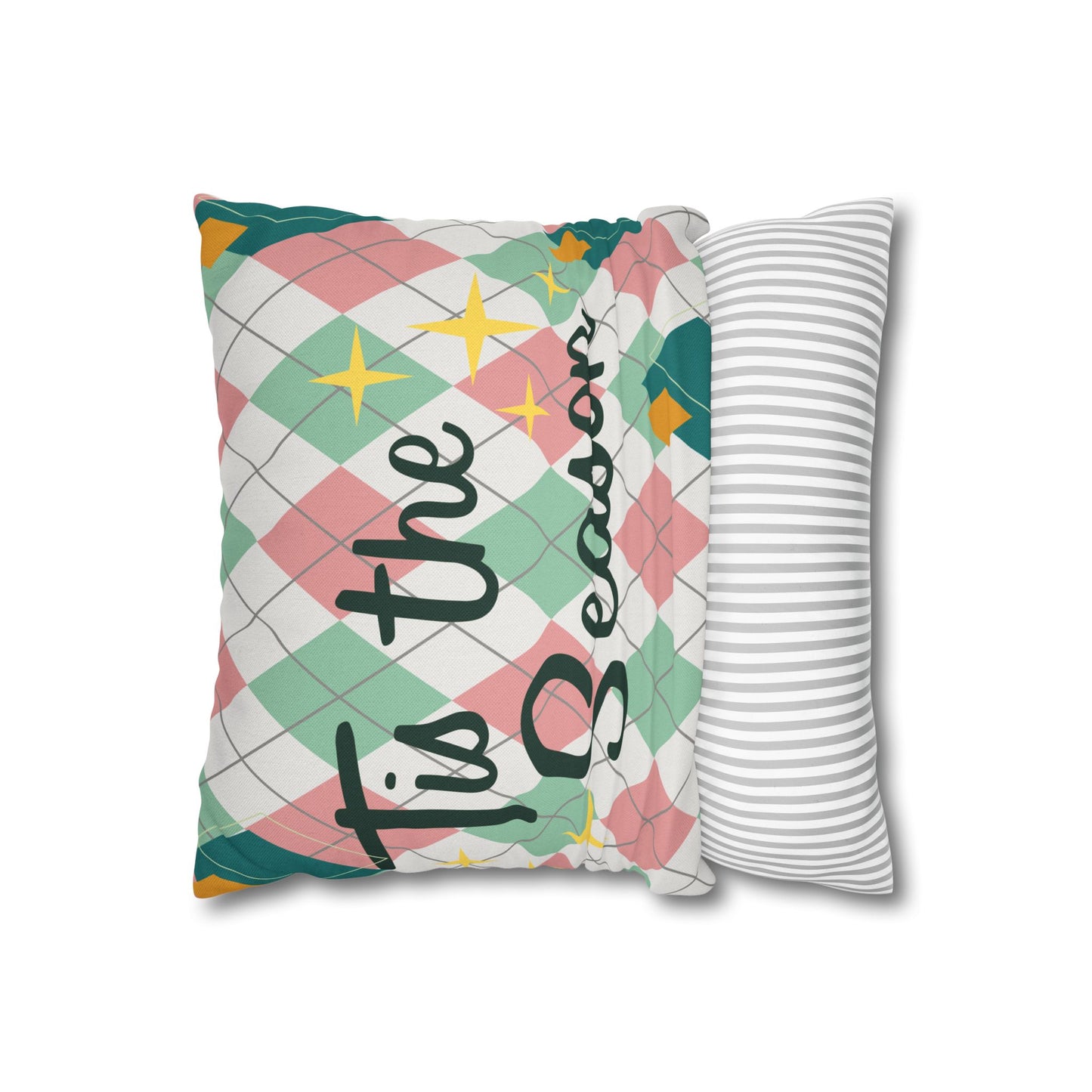 Holiday-Themed Pillowcase: 'Tis the Season Cozy Decor