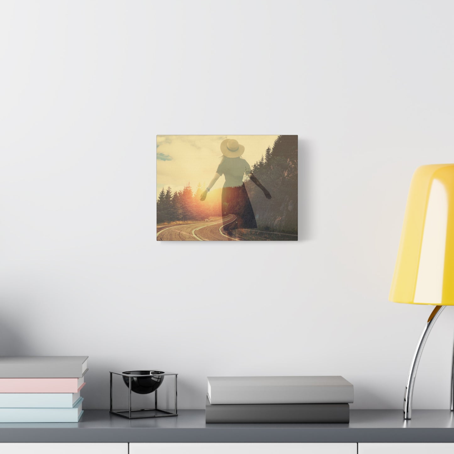 Inspirational Matte Canvas Wall Art - Road to Freedom - 1.25" Stretched Print