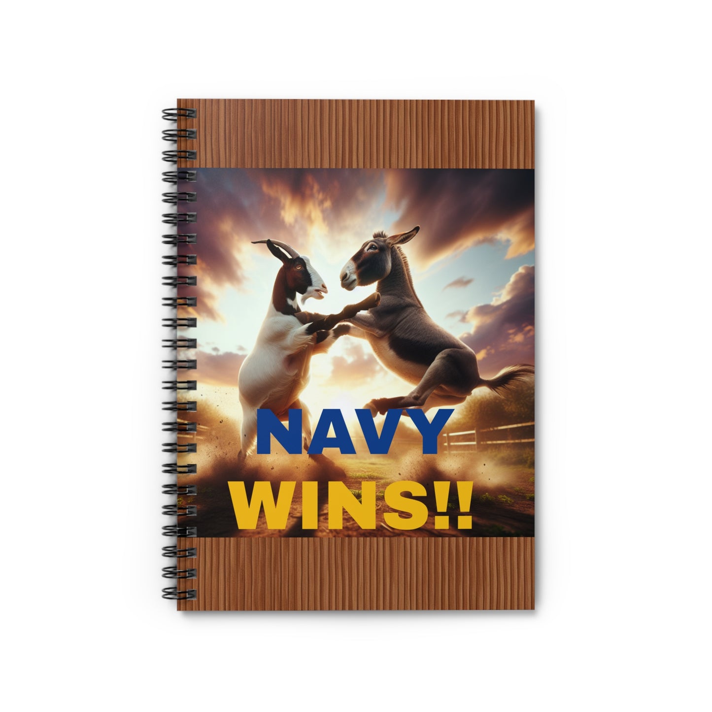 Naval Academy Wins! Spiral Notebook