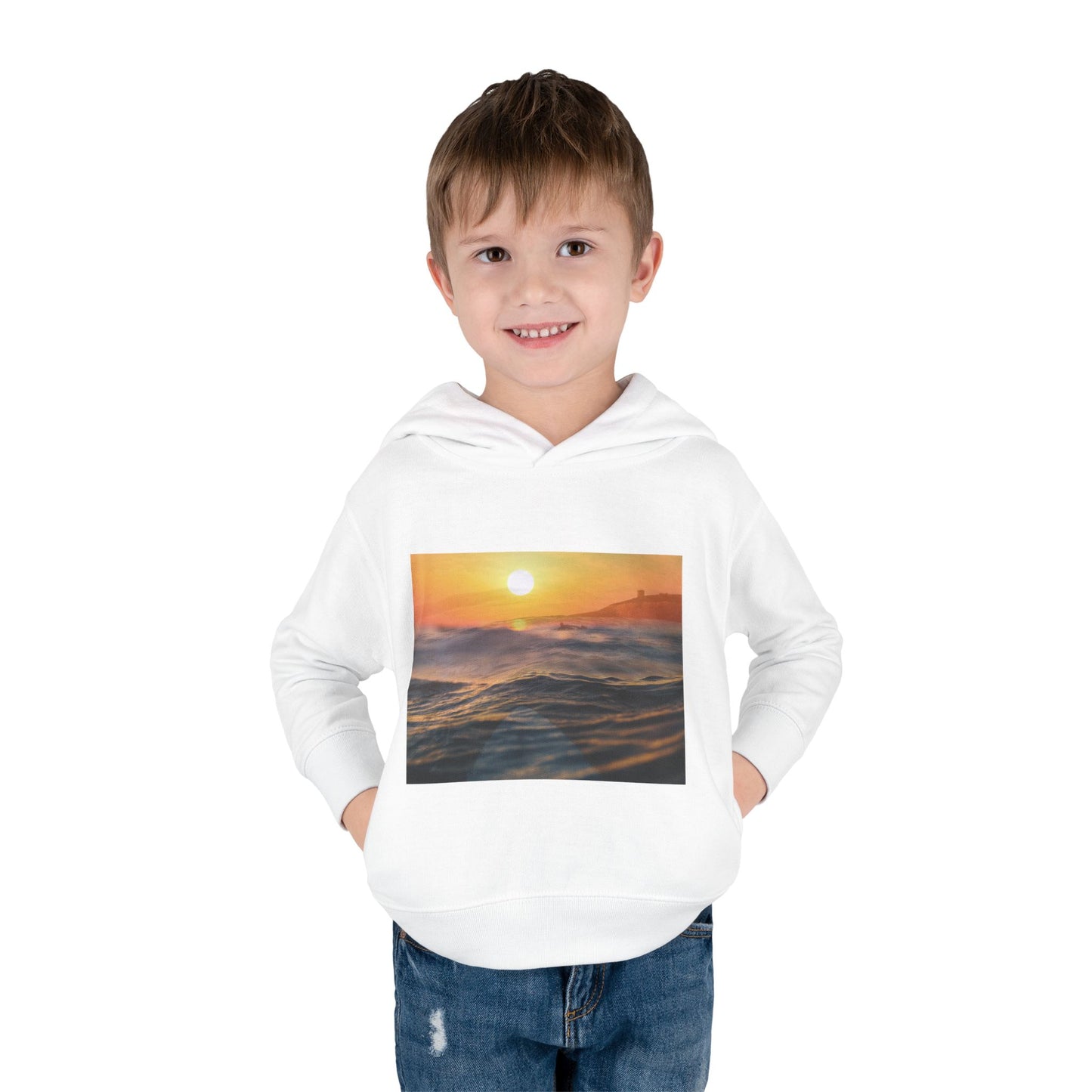 Sunset Waves Toddler Hoodie