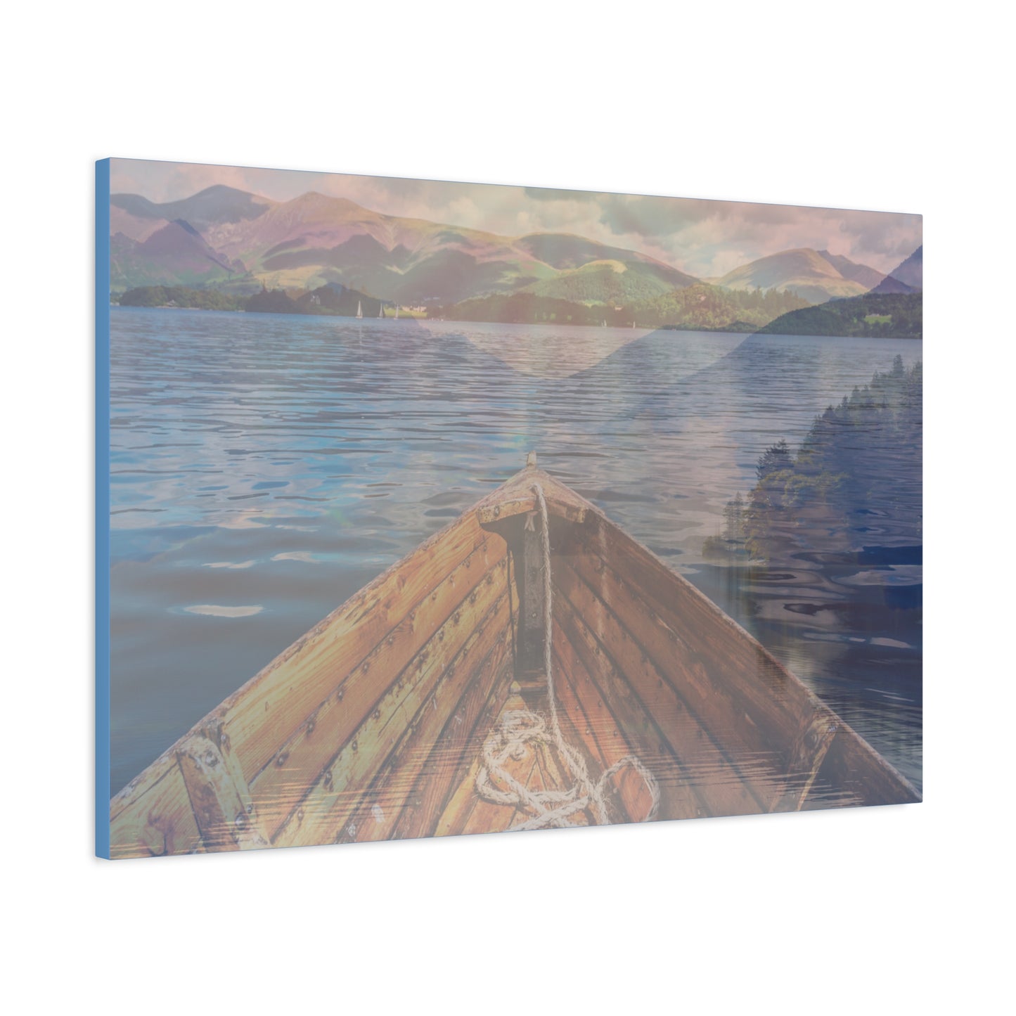 Serene Lake View Canvas Wall Art