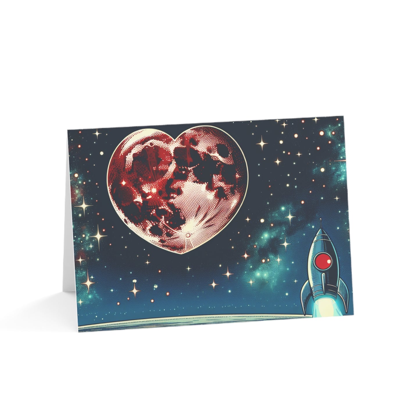 Greeting Cards - I Love You to the Moon and Back - 1,10,30 or 50pcs