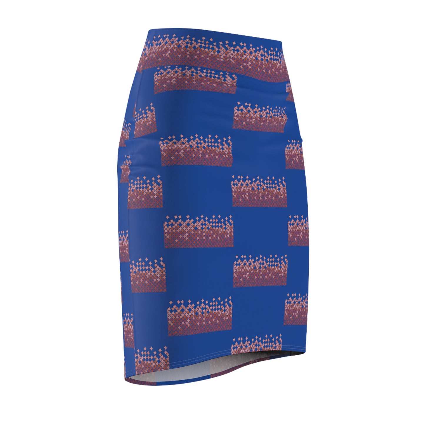 Royal Crown Pencil Skirt